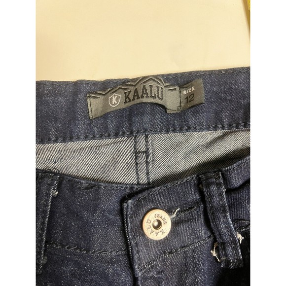 🍁Kaalu Premier Boys Size 12 Blue Jeans No Rips 26” Waist School Pants 341203 - Picture 6 of 12
